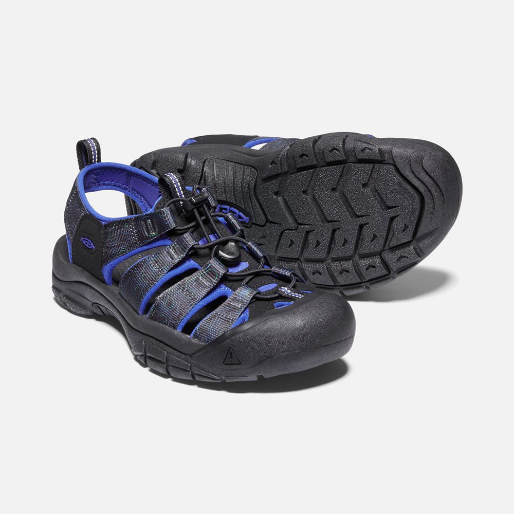 Sandales de Randonnée Keen Homme Noir/Bleu | Newport H2 | YDVFZ-9607